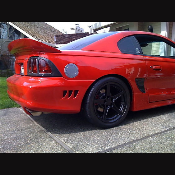 Chicane23 T1 Fiberglass Spoiler Mustang 1994-1998