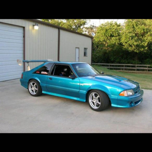 Chicane23 Fiberglass Fox Fenders With 2 Inch Flare and Rear Carbon Fiber Flares 1979-1993