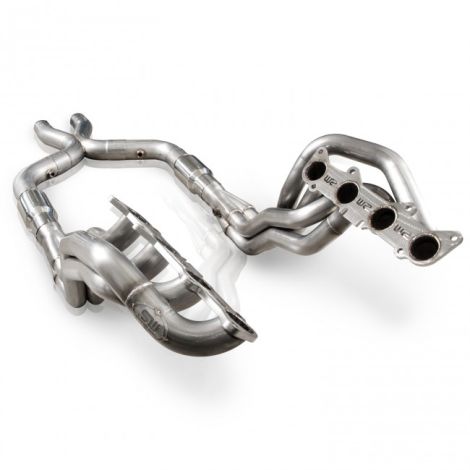 Stainless Works Headers With 1-7/8" Primary Tubes 3" Catted X-Pipe and Lead Pipes Mustang GT 2011-2014
