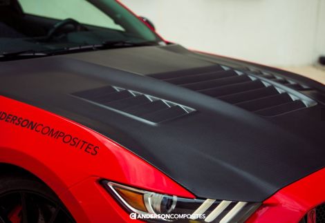 Anderson Composites Shelby GT350 Dry Carbon Fiber Hood
